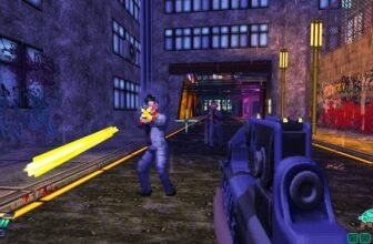 Beyond Sunset is a gloriously cyberpunk mix of classic Doom and Deux Ex soaked in blood and neon